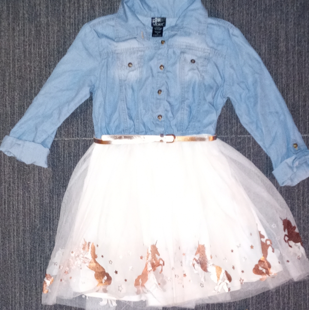 Girls Unicorn Dress